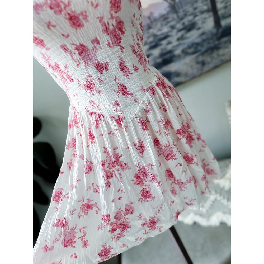 Aeropostale Pressed Petals & Garden Strolls Cottagecore smocked romper dress - Picture 5 of 6